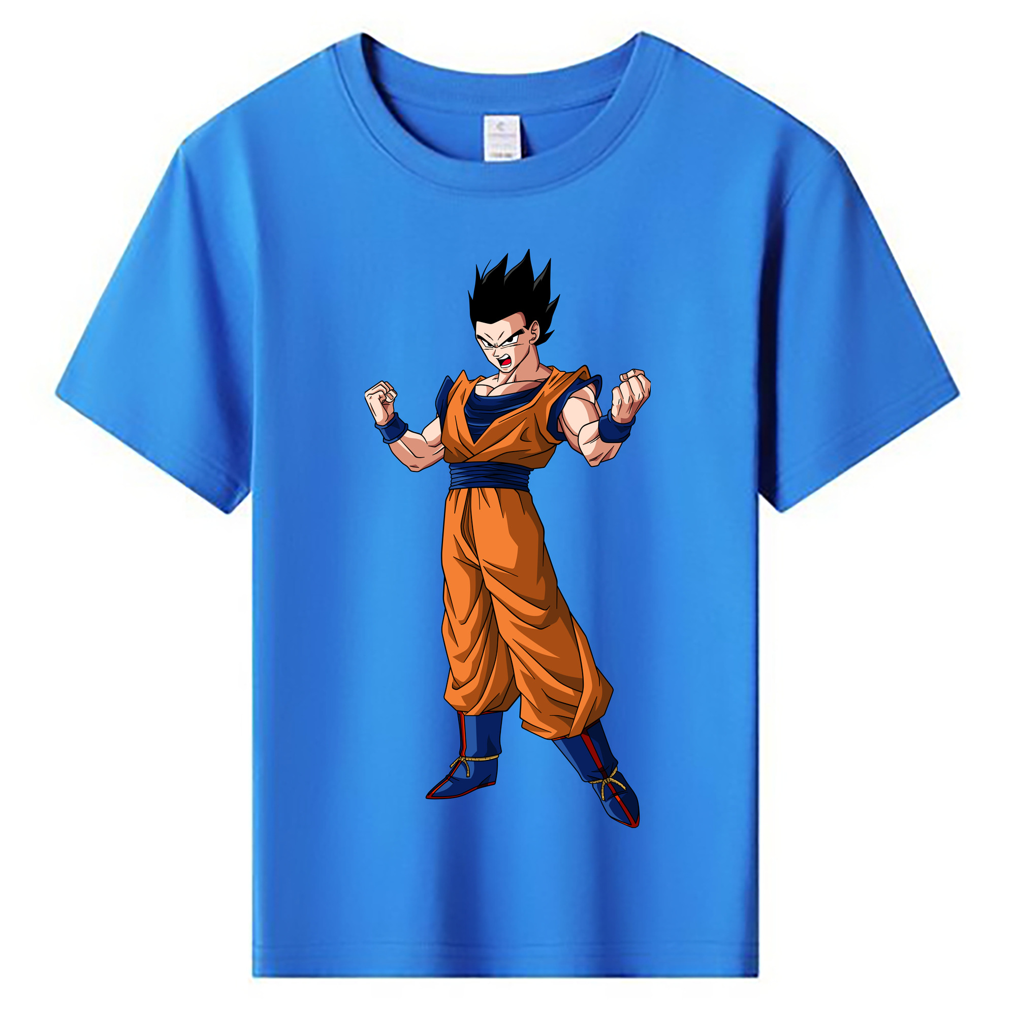 （画像用） ドラゴンボール 孫 悟飯（そんごはん）DRAGON BALL Son Gohan 綿100％キッズTシャツ（フロントプリント）